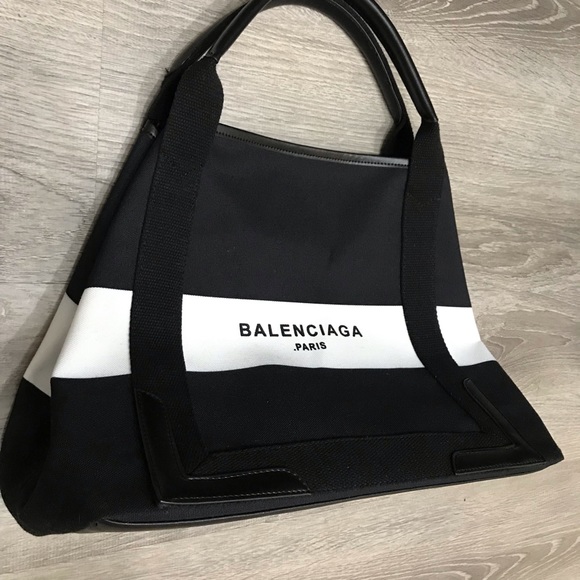 Black & white canvas bag - Picture 2 of 8